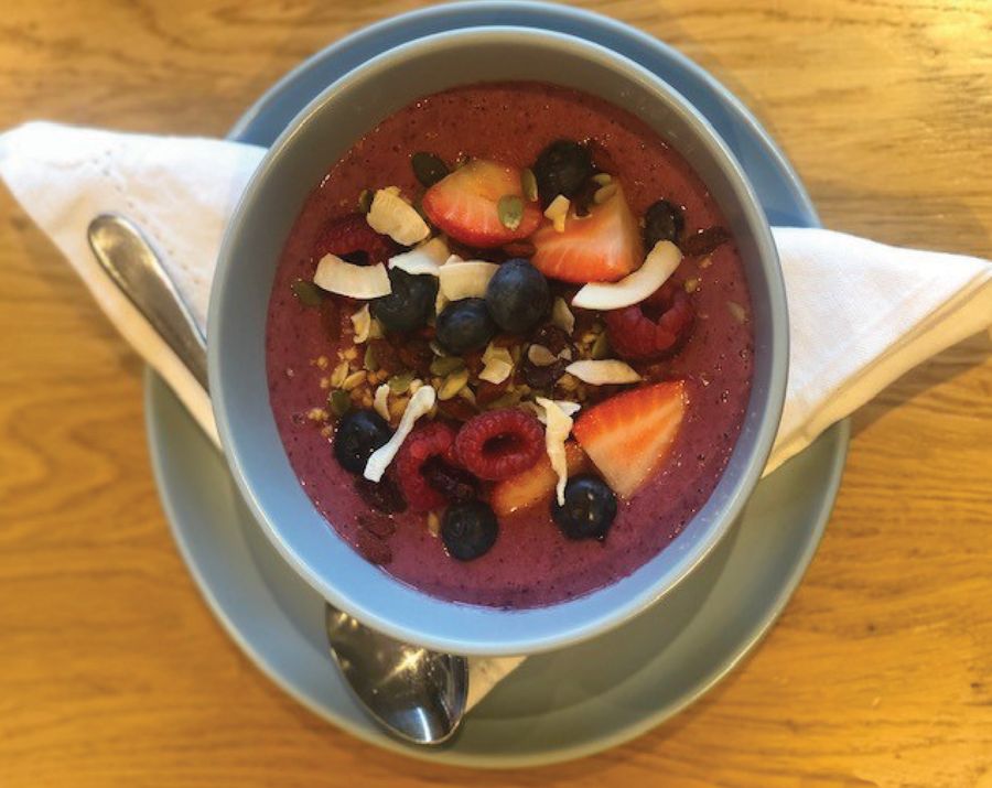Berry & Almond Butter Smoothie Bowl