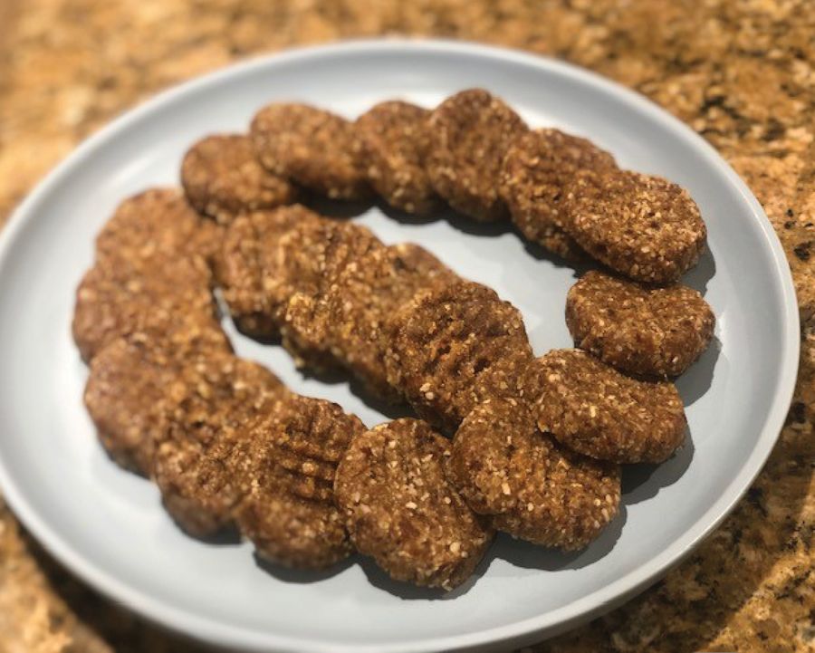No-Bake Oatmeal Walnut Cookies
