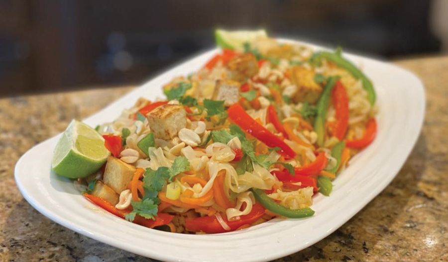 Veggie Noodles with Tofu